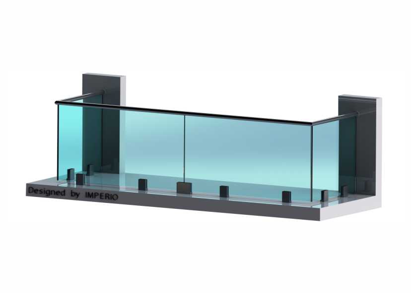 Imperio C Series Frameless Glass Railings