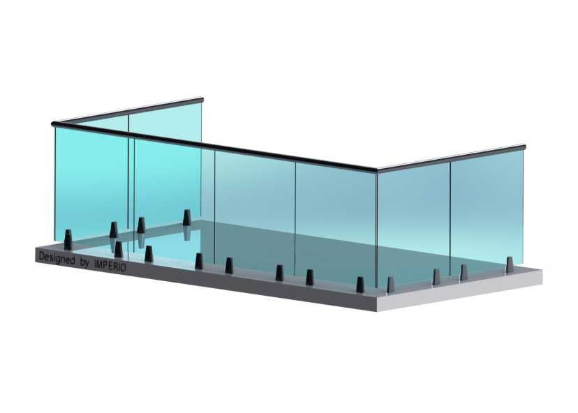  Imperio E Series Frameless Glass Railings